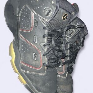 Jordan Black and Red Kids Sneakers